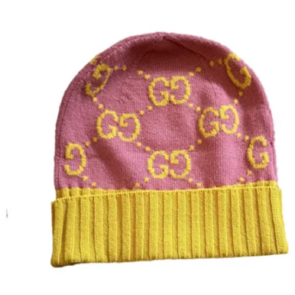 Gucci gg logo wool beanie